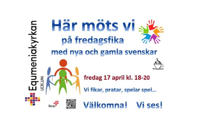 Här Möts Vi på fredagsfika 2026-04-17 kl 18:00