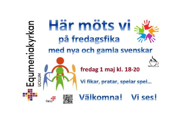 Här Möts Vi på fredagsfika 2026-05-01 kl 18:00