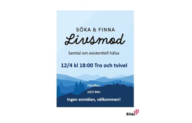 Söka och Finna Livsmod söndag 2026-04-12 kl 18:00