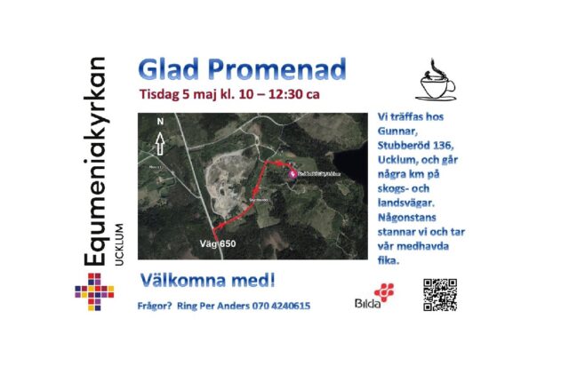 Glad Promenad tisdag 2026-05-05 kl 10:00-12:30