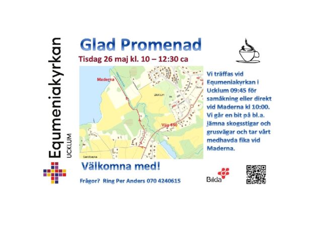 Glad Promenad tisdag 2026-05-26 kl 10:00-12:30