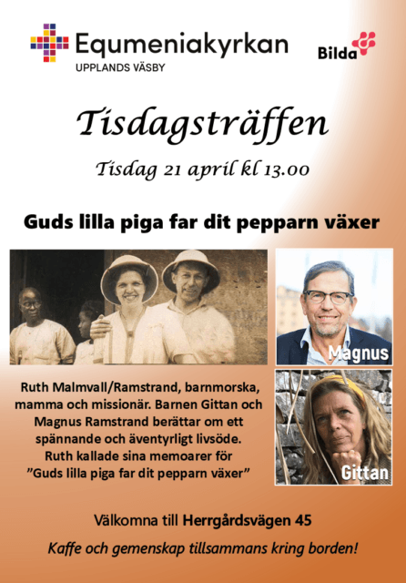 Tisdagsträff 21/4