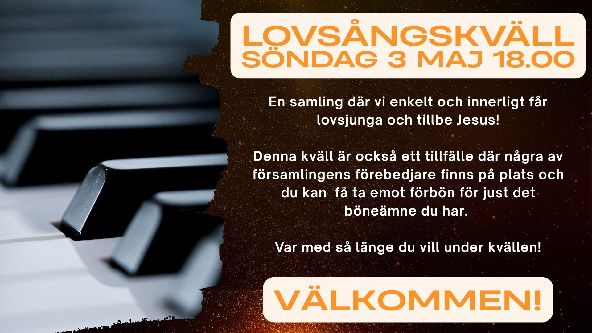 Lovsångs- och förbönskväll