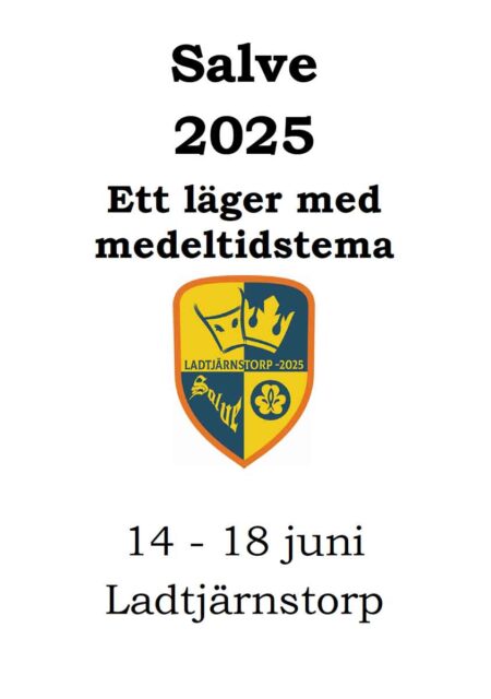 Folder för scoutlägret 14-18 juni