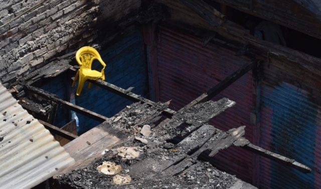 70 familjer förlorade allt