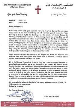 From Beirut to Paris Sympathy-Prayers and Solidarity_250