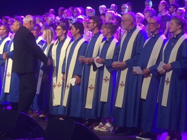 Ordinationshögtid på kyrkokonferensen 2017 i Vårgårda