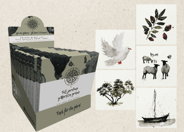 Ge en gåva – får kort & kuvert