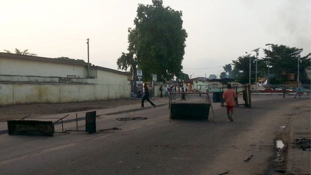 Skottlossning i Kongo Brazzaville