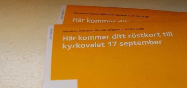 Blogg om kyrkopolitik