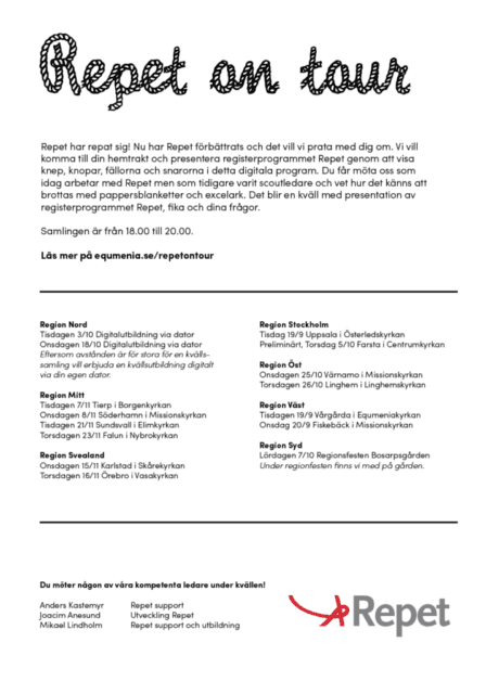 Repet on tour Region Nord