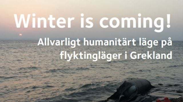 Allvarligt humanitärt läge i flyktingläger i Grekland