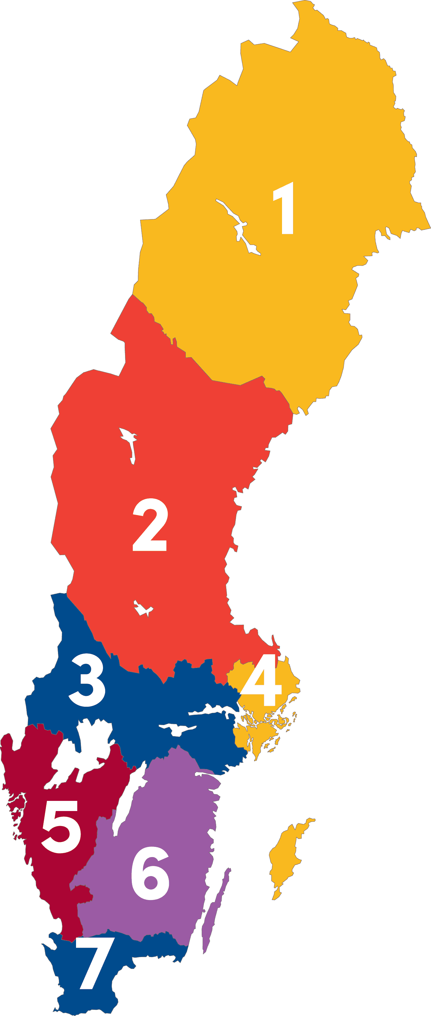 sverige regioner