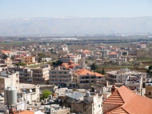 Utsikt över Qoub Elias.