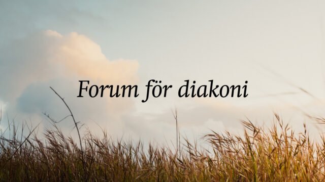 Forum för diakoni: Hederskultur – Om hedersrelaterat våld och förtryck