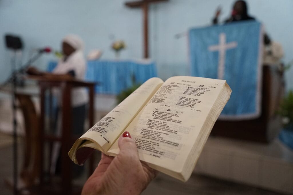 Sångbok gudstjänst kongo