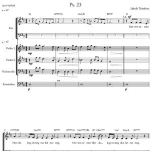 Herren är min herde (Ps 23) - stråkarr - fri kopiering