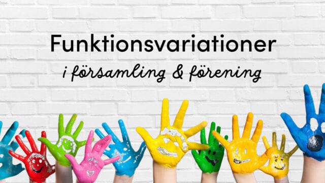 Funktionsvariationer i församling & förening