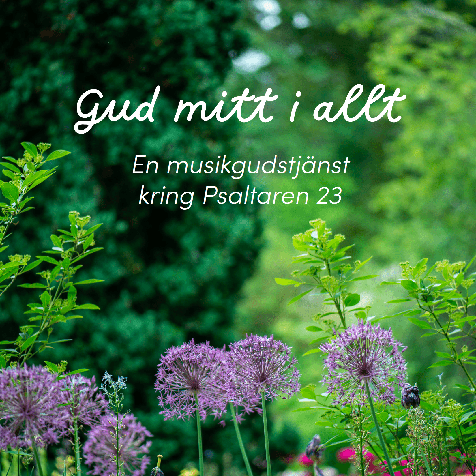 Gud mitt i allt – En musikgudstjänst kring Psaltaren 23 – fri kopiering