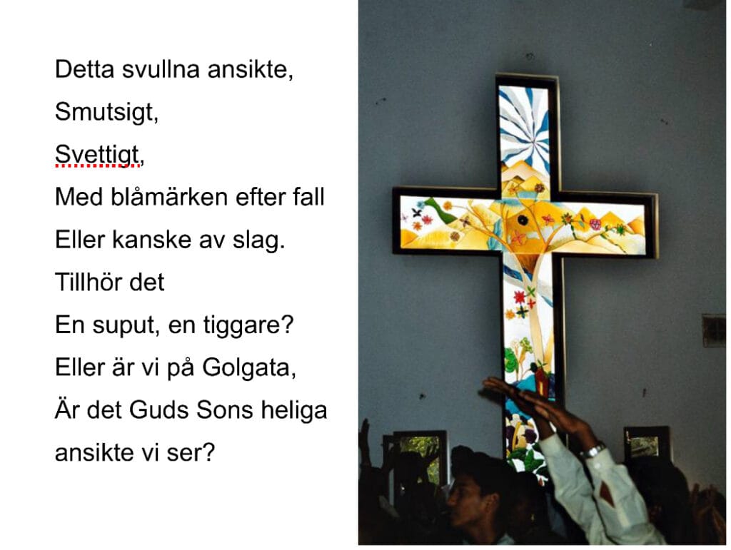 Suput eller Jesus. Dikt av Dom Helder Camara