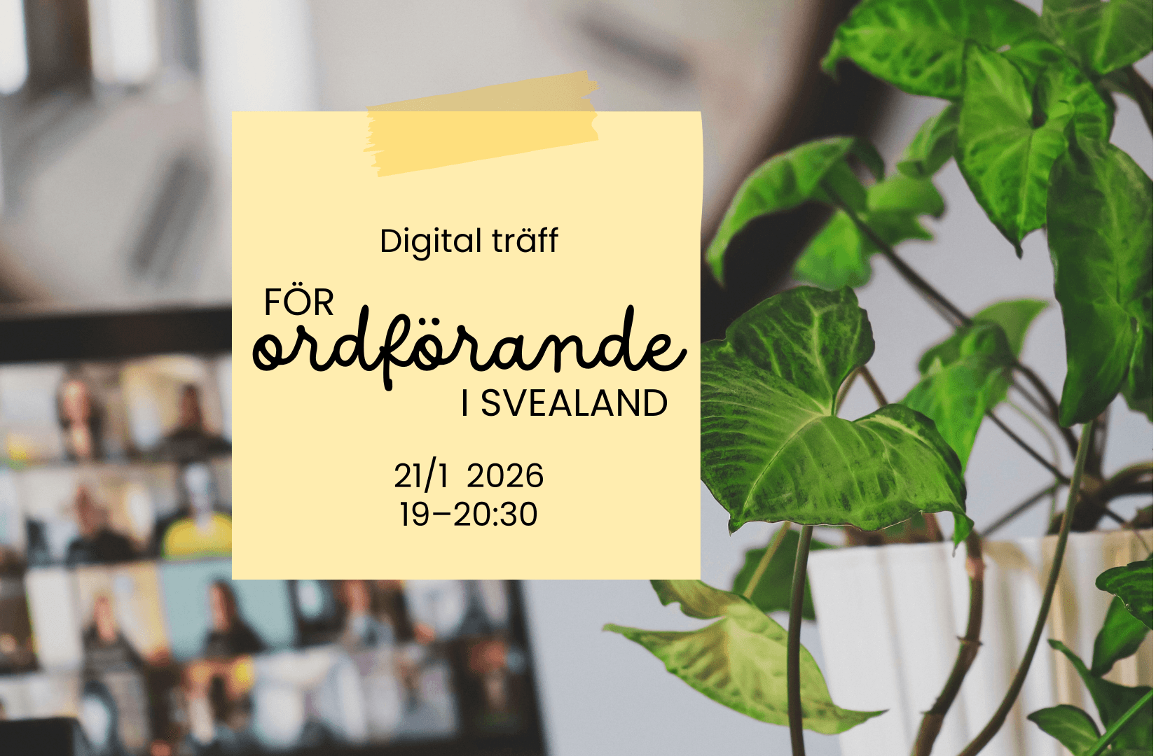 Digital ordförandeträff