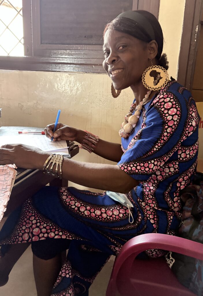 Personal Nina på Hiv-kliniken i Brazzaville