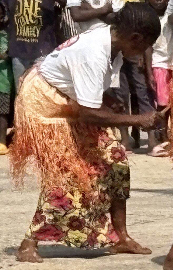 Traditionell dans Ngabe Kongo 
