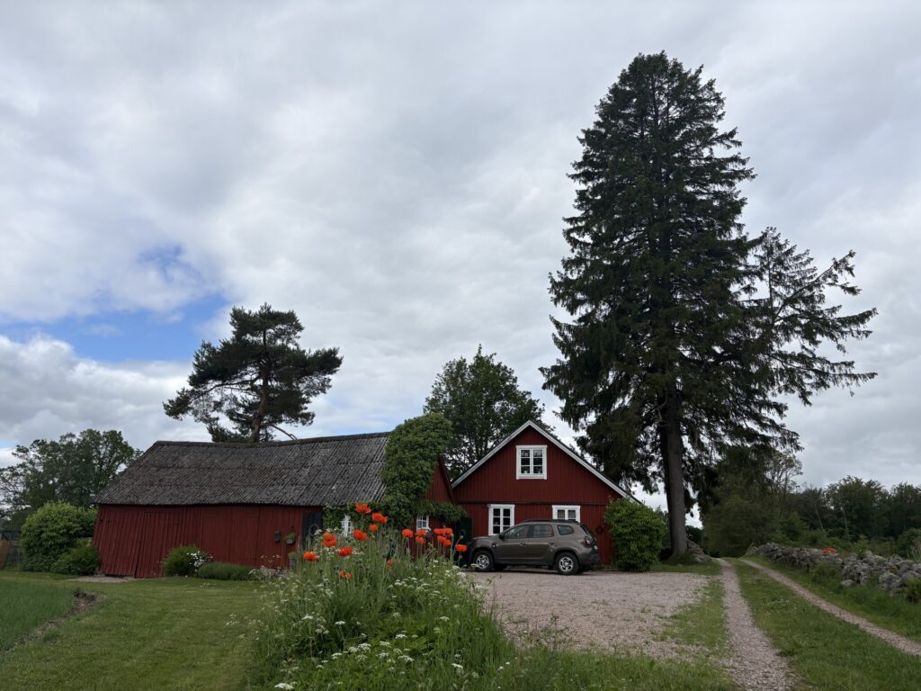 Vi tillbringade några dagar i Rickarum i Skåne de första och sista dagarna i Sverige.